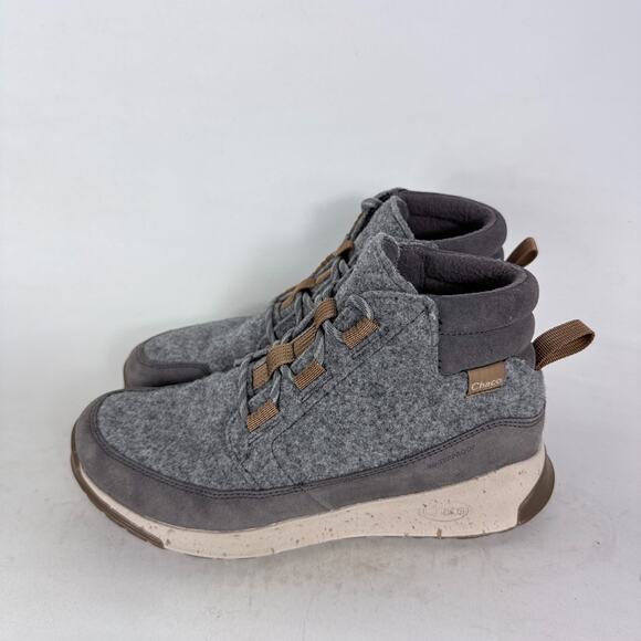 Chaco Borealis Ledge Hiking Boots Women's 9 Gray Lace-Up Ankle Waterproof - Picture 5 of 10